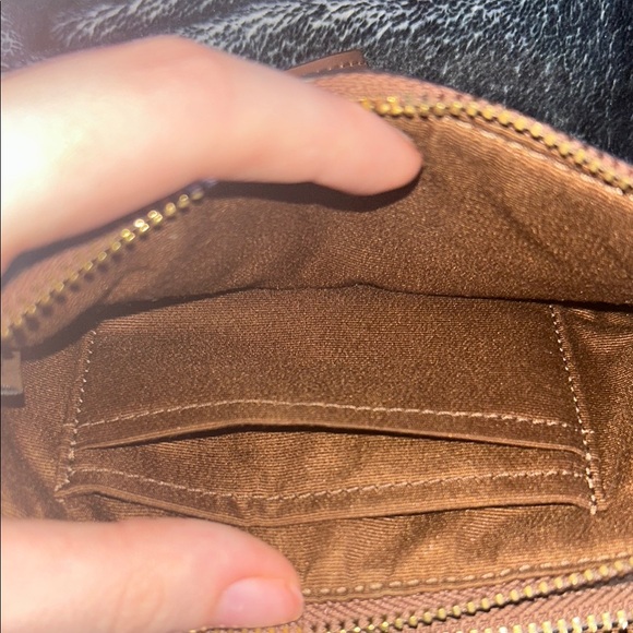 Coach Brown Signature Wristlet - Picture 5 of 6
